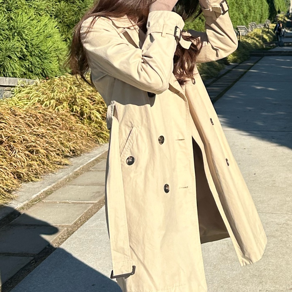 Classic Tan Women's Trench Coat